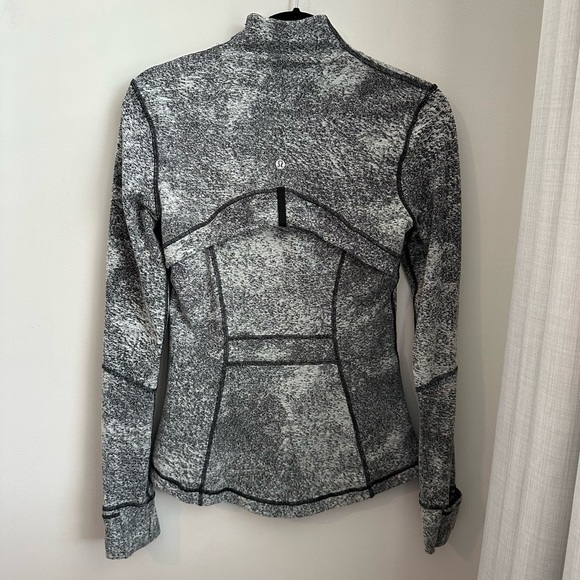 Lululemon Define Jacket Luon - Spray Jacquard White Black - Picture 8 of 13